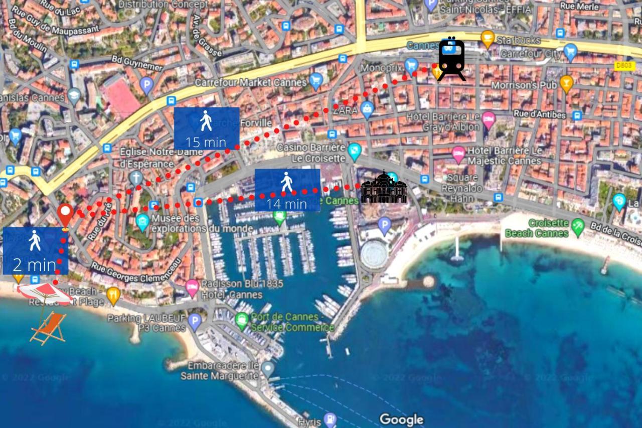 Le Dol - 150M Plages - Suquet - Verriere Cote D'Azur คานส์ ภายนอก รูปภาพ